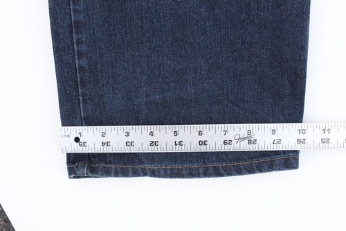 LEVI'S 559 Relaxed Fit Blue Denim Jeans Mens 42x32 Dark Wash - Picture 10 of 12