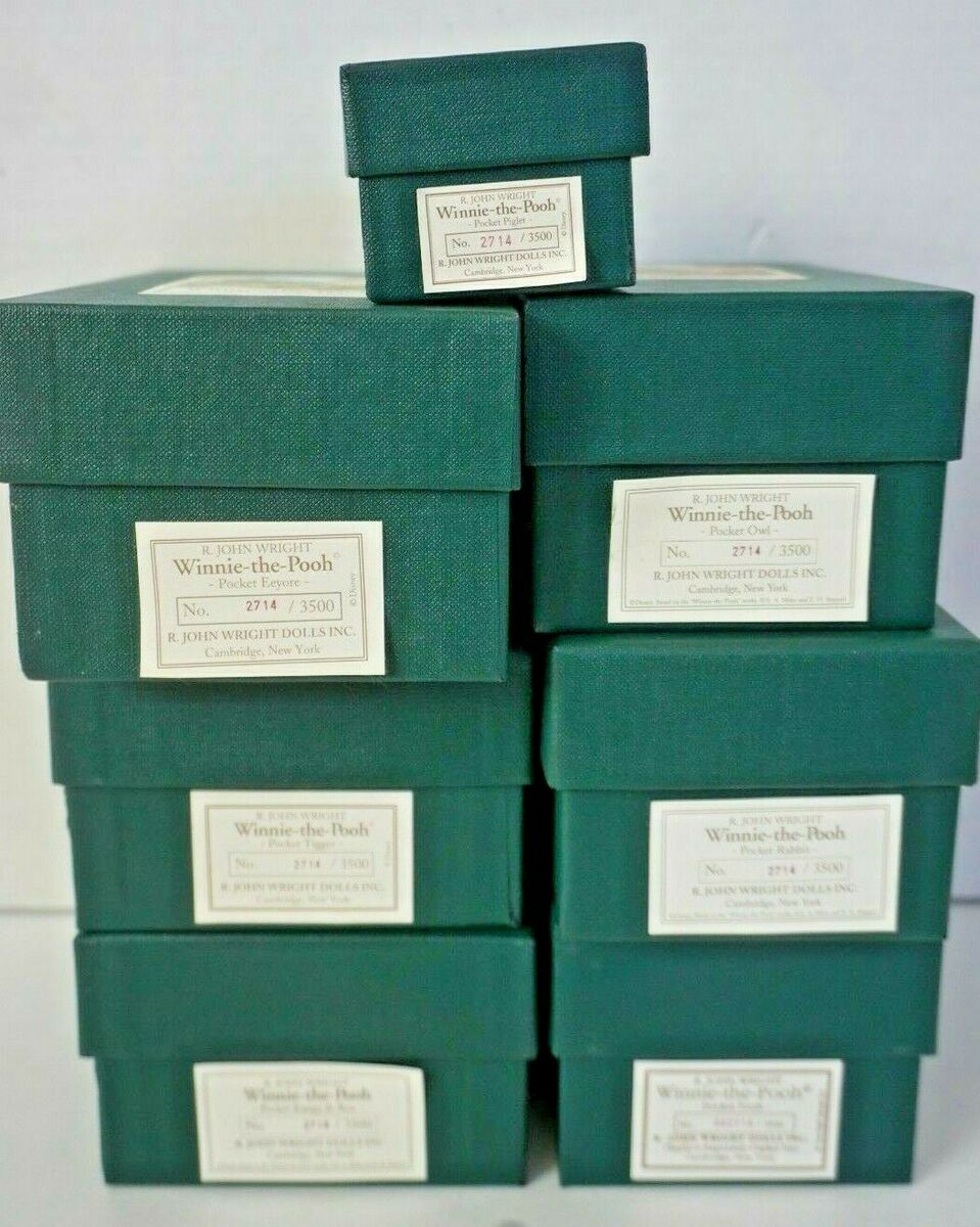 Authentic R. John Wright Pooh Pocket Series Match Set - CIB Authentic R. John Wright Pooh Pocket Series Match Set - CIB