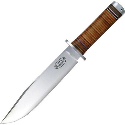 Fallkniven Fixed Knife Stacked Leather Handle VG-10 Stainless Blade - FNNL2