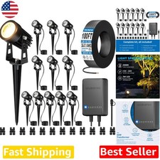 Low Voltage Landscape Lighting 12pk LED 3000K 60W Transformer