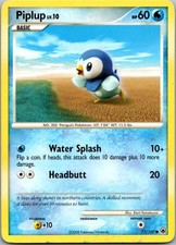 Piplup 71/100 Common Majestic Dawn Pokemon Heavily Played on eBay