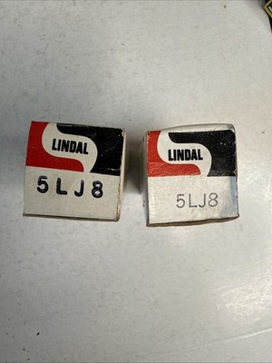 Lot Of 2: Lindal  Electron Tube - 5LJ8 NOS Made In Japan Tu6