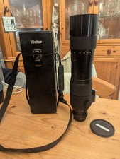 Vivitar 120-600mm f/5.6-8 Telephoto Zoom Camera Lens Vintage