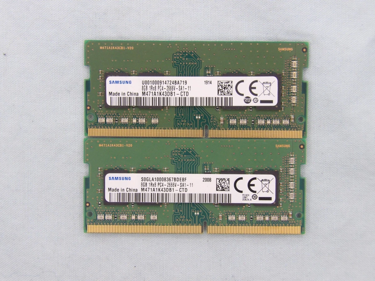 Samsung DDR4 SDRAM Memory (RAM) 2 Modules for sale | eBay