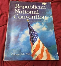 GREAT Original 1960 Official Program Republican National Convention! Nixon!