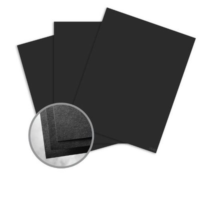 Astrobrights Eclipse Black Card Stock, 8.5'' x 11'' 80 lb Cover Smooth, 250/Pack