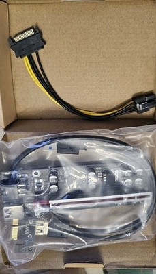 V009S-PLUS PCE164p-N09 PCI-E 1X auf 16X GPU Extender Riser Adapter Karte mit Kabel