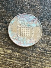 1976 Great Britain UK One 1 New Penny XF Extremely Fine Actual Coin TC4873*
