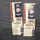 Lot (2) NY Yankees 2012 ALCS Game #1 Detroit Tigers Ichiro Playoff HR — photo 2