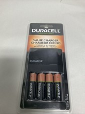 Duracell Ion Speed 1000-Battery-Charger for AA and AAA-Batteries, Includes 4