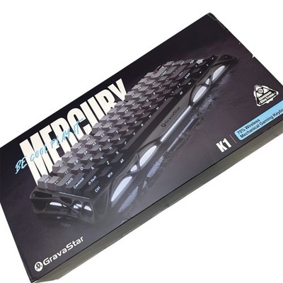 GravaStar Mercury K1 75% Wireless Mechanical Keyboard Gradient Black New OpenBox