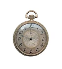 Antique 1897 Waltham Seaside Pocket Watch in Gold Filled Supreme Case WORKING