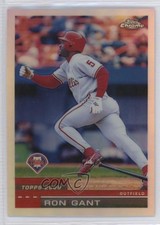 2000 Topps Chrome Refractor Ron Gant #102 6m1