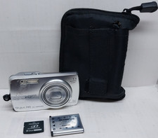 Olympus Stylus 740 7.1 MP Digital Camera Silver w/ Battery, 2gb xD Card Tested 