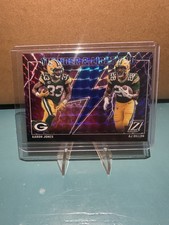 2023 Panini Zenith - Thunder & Lightning Aaron Jones, AJ Dillon #9 Blue