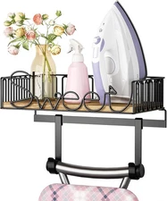 Ironing Board Hanger Wall Mount, Iron and Ironing Board Holder for Laundry