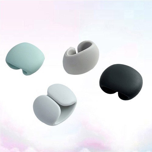 4 Pcs Headphone Organizer Ladekabelspeicherschnalle Drahtwickler Schnurwickler - Afbeelding 9 van 11
