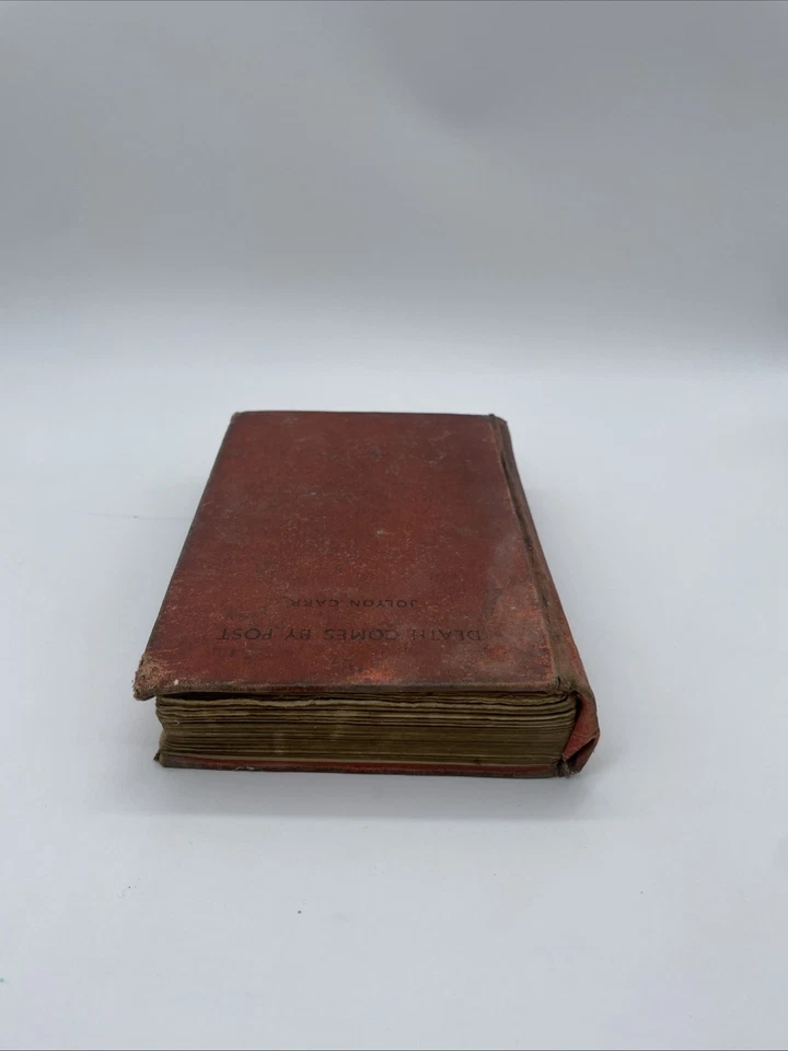 Death Comes By Post by Jolyon Carr Hardback 1st Edition 1940 - Image 4 of 4