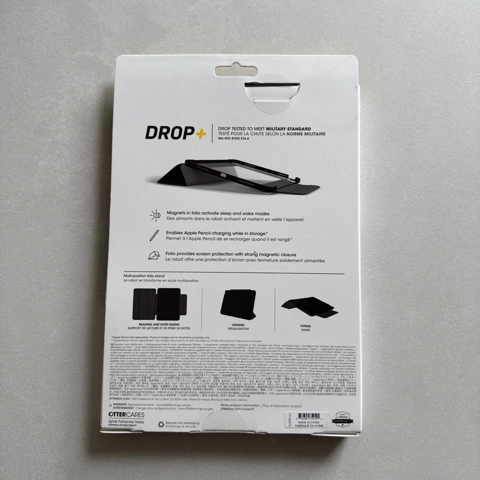 OtterBox Symmetry Folio Case For iPad Air (M2/M3/5th/4th Gen) 11" - Black - Image 2 of 4