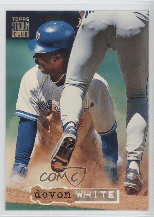 1994 Topps Stadium Club Golden Rainbow Devon White #326 0l2