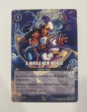 NEW Disney Lorcana A Whole New World Infinity Promo Card 10/C1 EN 1 Non-Foil