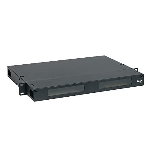 ICC 1U Fiber Optic Rack Mount Enclosure - 3 Slots for LGX Compatible Adapter Pan