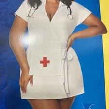 Naughty Nurse SZ M Sexy Halloween Dress only cos play spirit short Costume