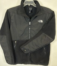 The North Face Jacket Boys Youth XLarge Black Denali Full Zip Fleece Jacket Coat