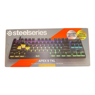 SteelSeries Apex 9 TKL Wired Gaming Mini RGB Keyboard Hotswap Optical Switches