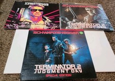 Terminator 1  T2  Special Edition Laser Disc LD Movie Lot Nice Sealed