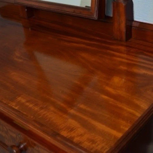 Antiguo tocador victoriano de caoba con espejo billows c1880 promoción Foto 2 de 4