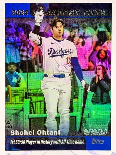 Shohei Ohtani [Blue Foil] #GH-25 2025 Topps Greatest Hits card