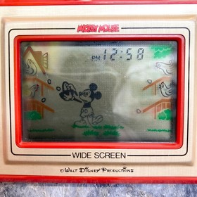 Nintendo Game & Watch Mickey Mouse Wide Screen 1981 Vintage Handheld Game