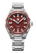 Zelos Blacktip Red Aventurine 41mm Automatic Watch Miyota 9015 Movement