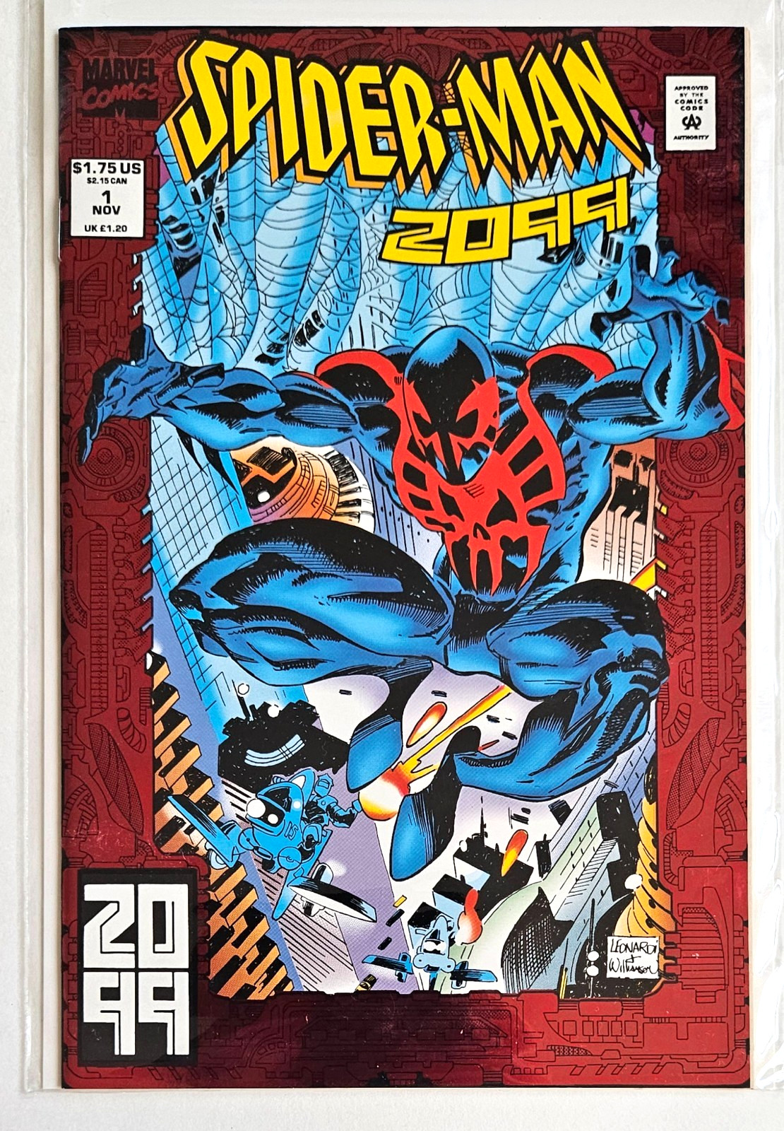 Spider-Man 2099 #1 First Issue Red Foil Cover Marvel Comics 1992