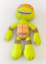 8" TMNT Teenage Mutant Ninja Turtles Michaelangelo Viacom 2014 Plush Stuffed Toy