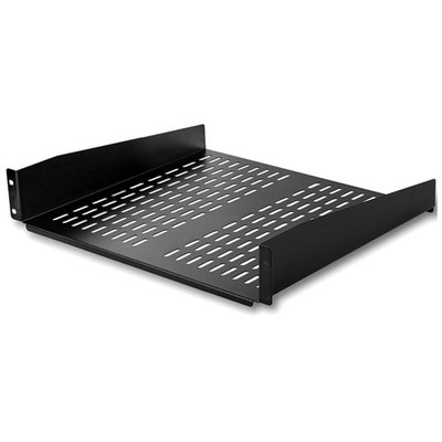 Versatile 16'' Deep Rack Mount Shelf - 50lb Capacity