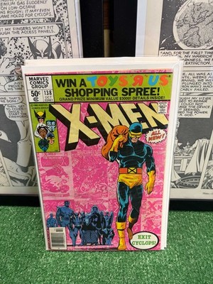 The X-Men #138 Marvel Comics Oct 1980 Cyclops Leaves Newsstand Bronze Age VG
