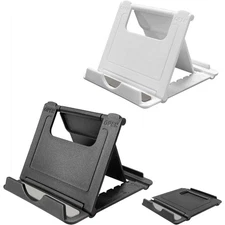 Foldable Cell Phone Stand 2 Pack Desktop Holder Compatible with iPhone 15 14 13