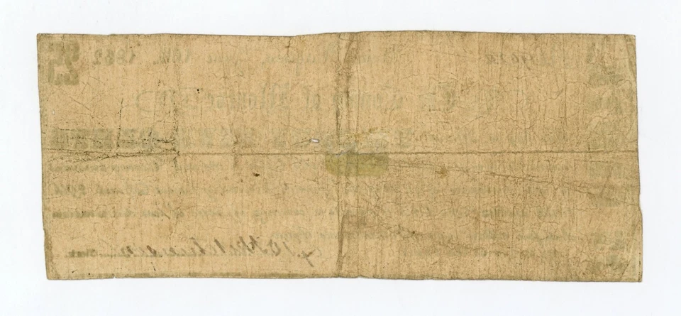 1862 25c The County of Monroe - Union, VIRGINIA Note CIVIL WAR Era - Image 2 of 2