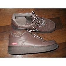 Size 8.5 - Nike Supreme x Air Force 1 Low Box Logo - Baroque Brown