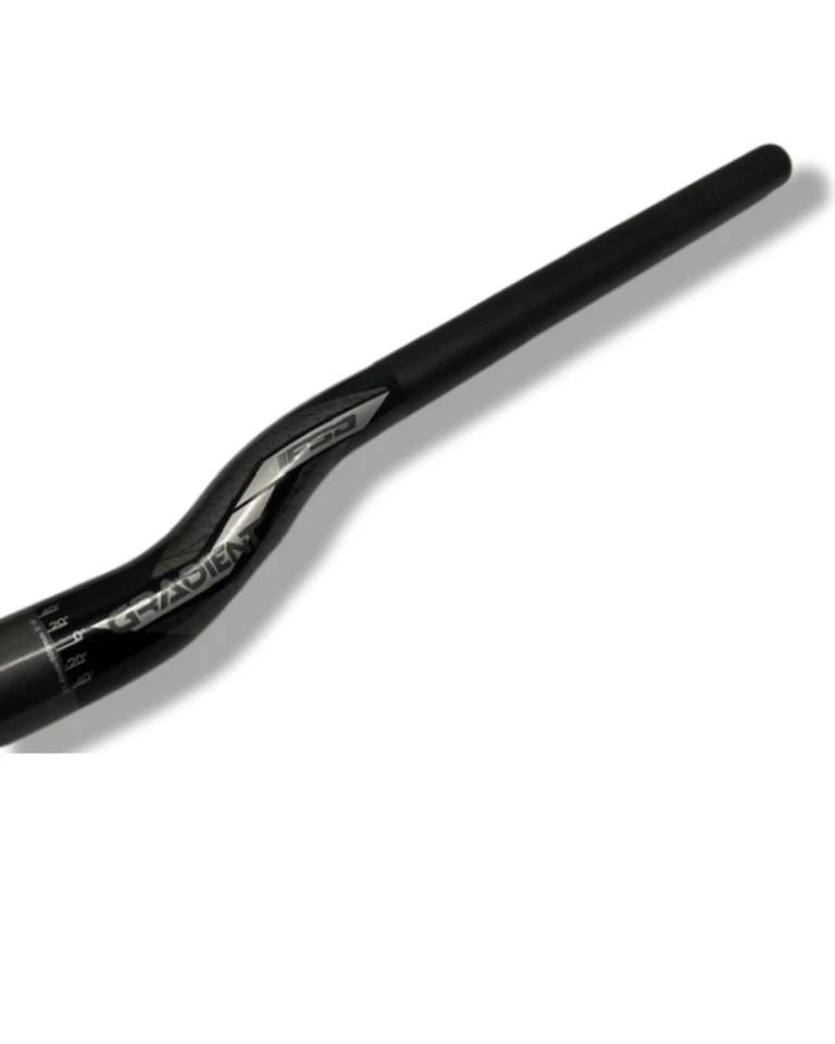 FSA Gradient MTB Riser Handlebar 31.8 Clamp 25mm Rise 800mm Black Alloy 295g NEW - Image 3 of 4