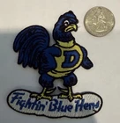 University of Delaware Fightin Blue Hens embroidered iron on patch 3”x 2.75”