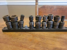 Matco Tools CUP Series 11 Pc 6 Pt Impact 1/2" Dr.Swivel Socket Set