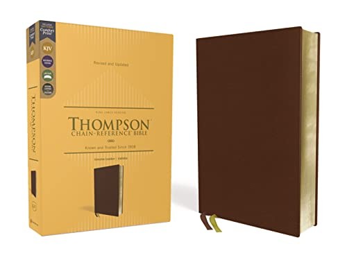 KJV, Thompson Chain-Reference Bible, Genuine Le, Thompson Leather Bound.+ - Image 3