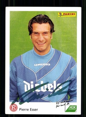 Pierre Esser Autogrammkarte Fortuna Düsseldorf 1996-97 Original Signiert