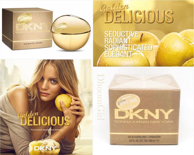 DKNY Be Delicious Golden Eau de Parfum Toilette Spray Duft Edt Versiegelt 100ML