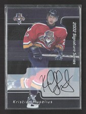 2002 In The Game Signature Series Kristian Huselius #212 auto