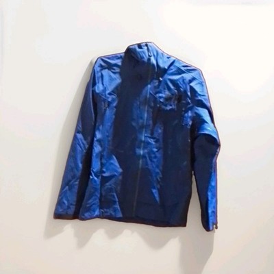 Helly Hansen Blue Full Zip Jacket w/ Zip Pockets Stand-Up Collar Size M