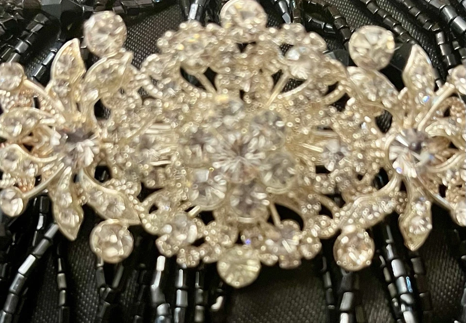 Belaire Bridals Silverplated With Rhinestones Hair Ornament- new Without Tags - Image 2 of 4
